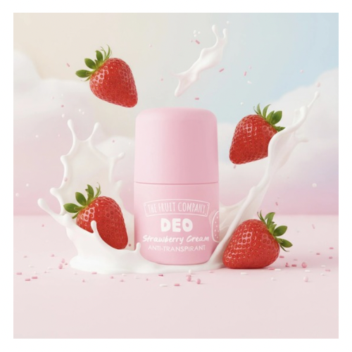 🍓 Déodorant Anti-Transpirant Roll-On Fraise Chantilly 50 ml – The Fruit Company