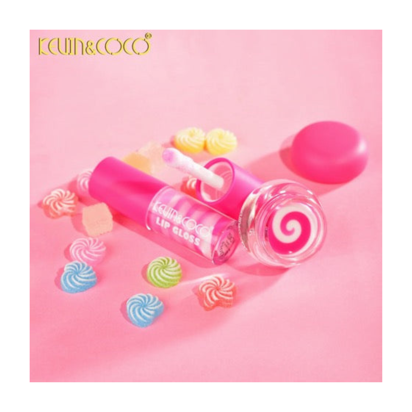 Coffret lèvres Macaron Pink ( 2 pièces ) Kevin & Coco