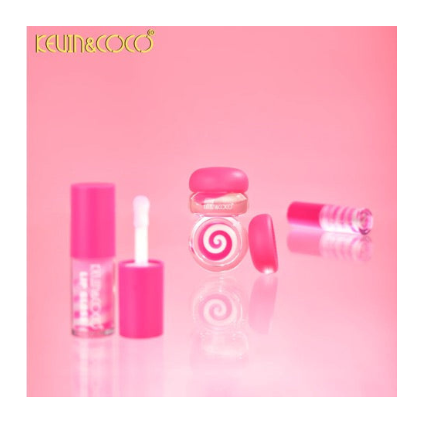 Coffret lèvres Macaron Pink ( 2 pièces ) Kevin & Coco