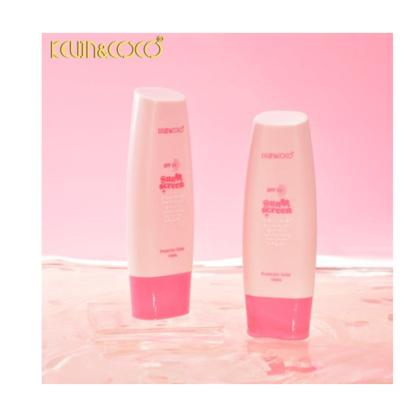 🌞Crème Solaire SPF 50 Kevin & Coco – Protection UVA/UVB – 100 ML