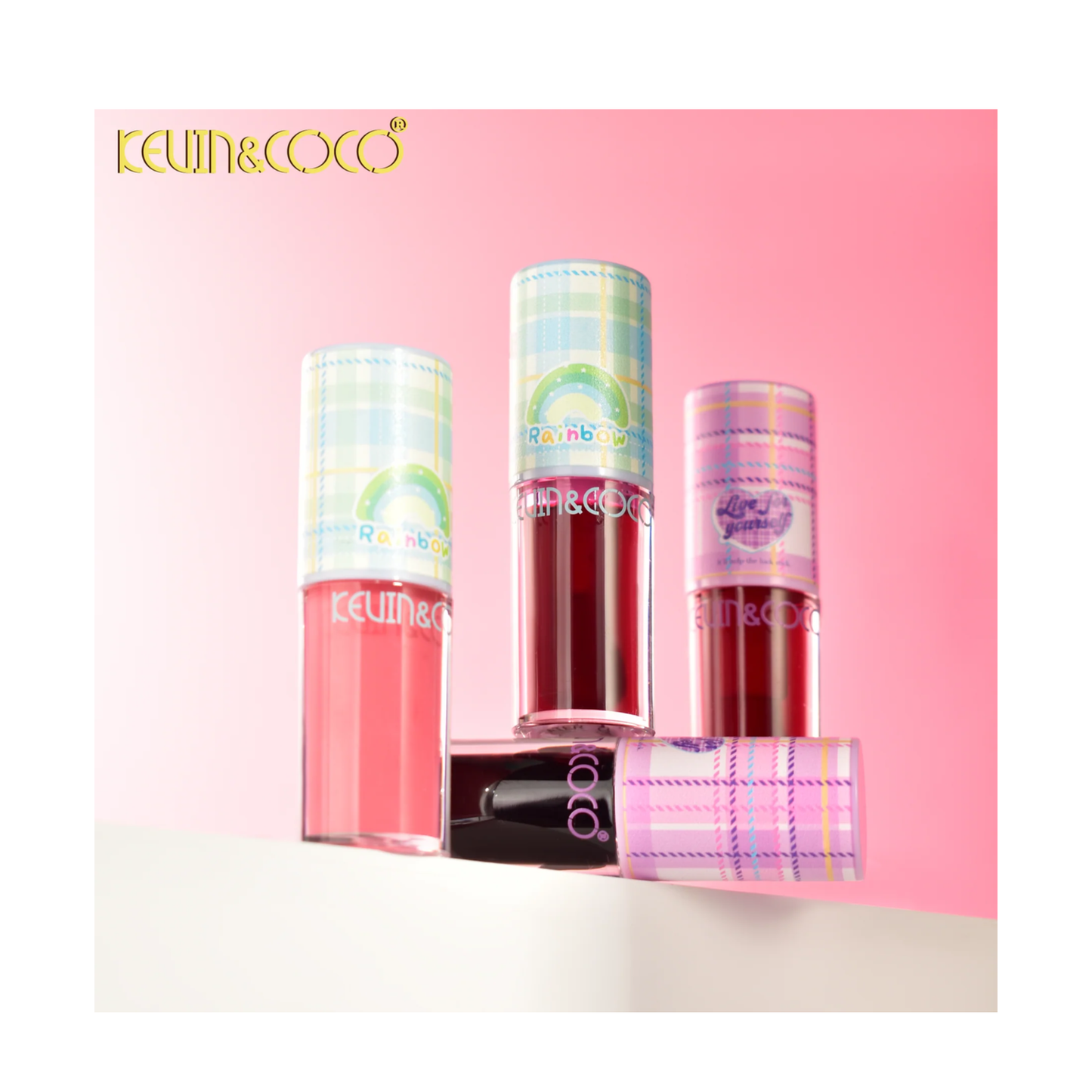 💋 Lip Gloss Plaid Coffee (encre à lèvres)-Kevin & Coco
