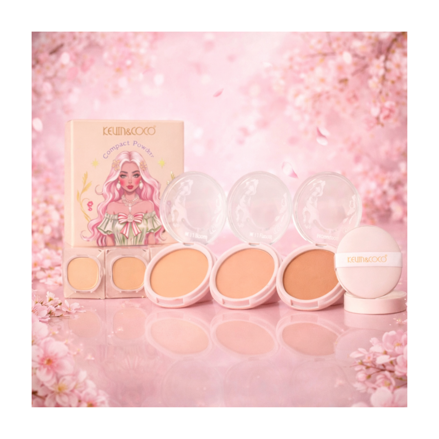 ✨ Magic Spark Silky Powder Cake – Kevin & Coco