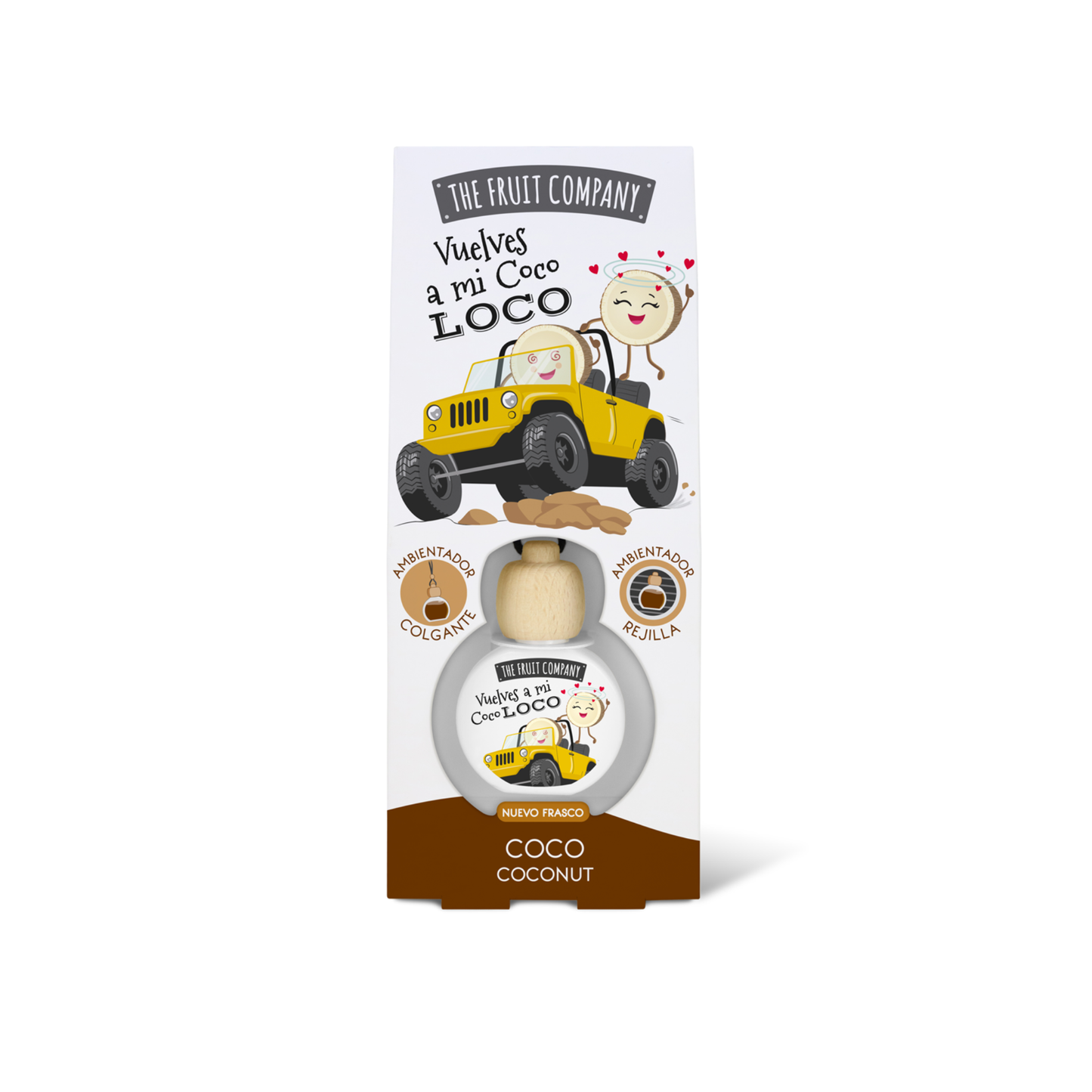🥥 Désodorisant Voiture Coco - The Fruit Company