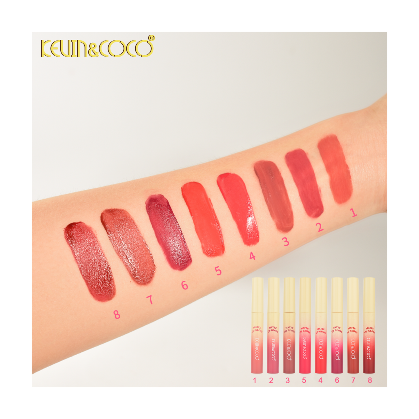💄 Gloss Stick Mat Waterproof - Kevin & Coco