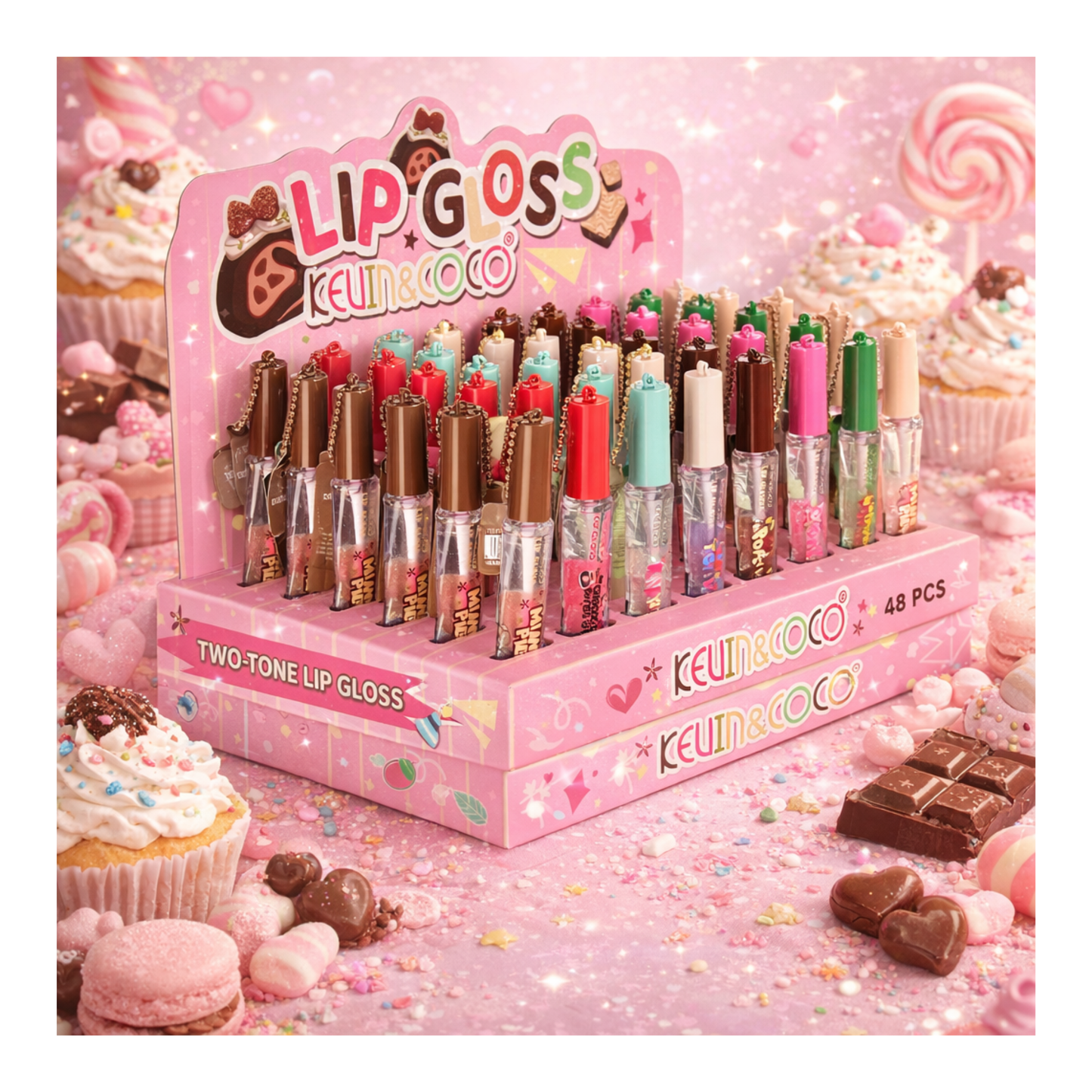 Huile à Lèvres Teintée dessert sucré – 8 Teintes ✨