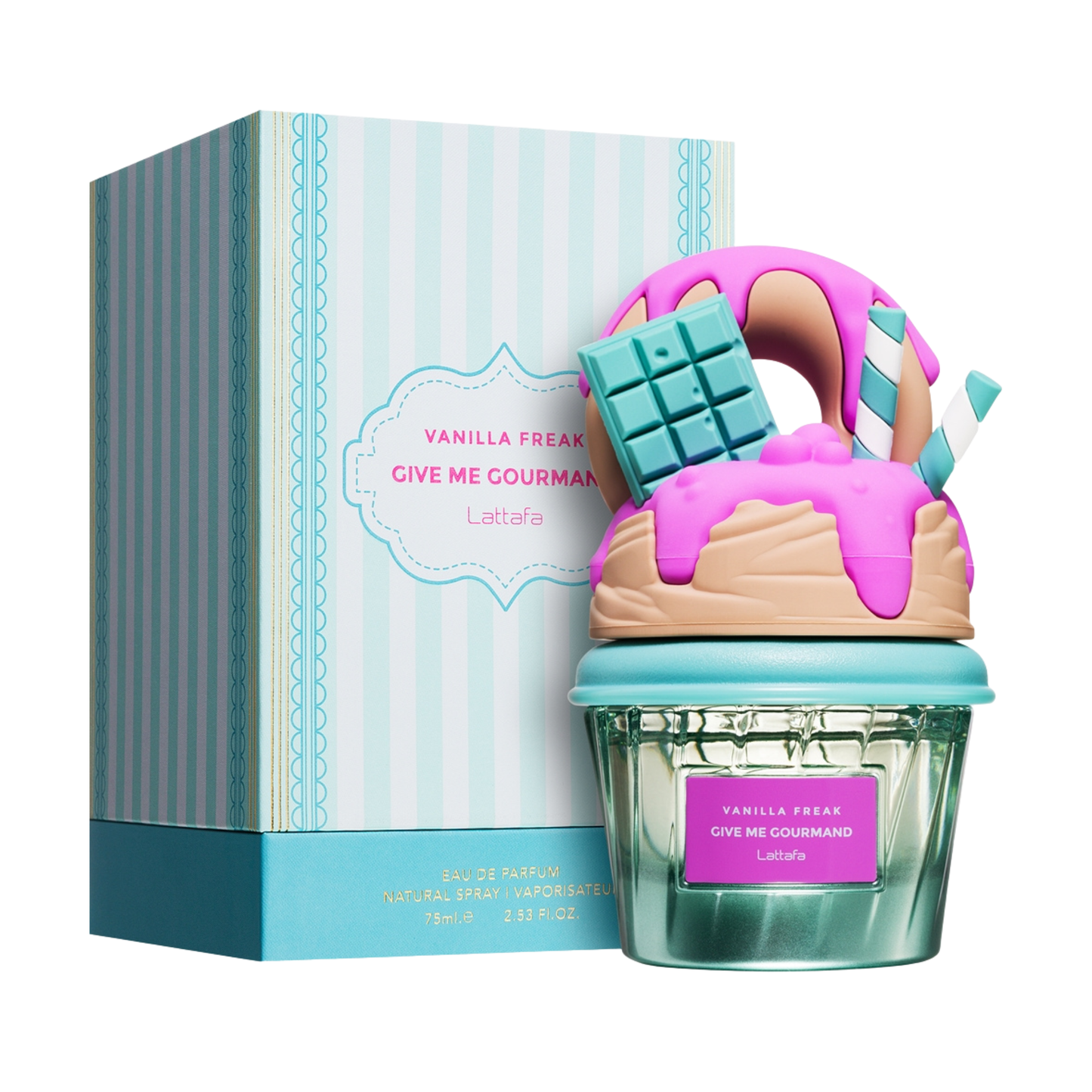 🧁 Give Me Gourmand Vanilla Freak 75ml – Eau de Parfum Mixte Lattafa