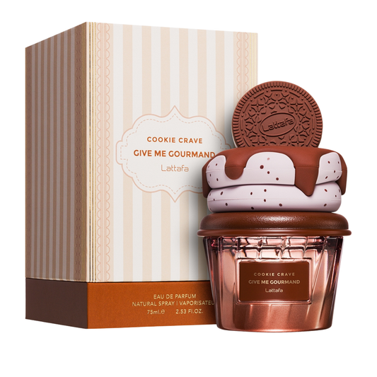 🍪 Give Me Gourmand Cookie Crave 75ml – Eau de Parfum Mixte Lattafa