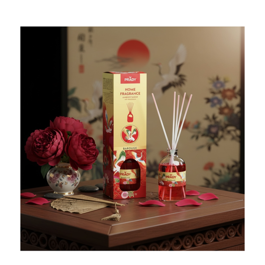 🌺 Diffuseur Mikado Bâtonnet Barouge 100ML – Prady