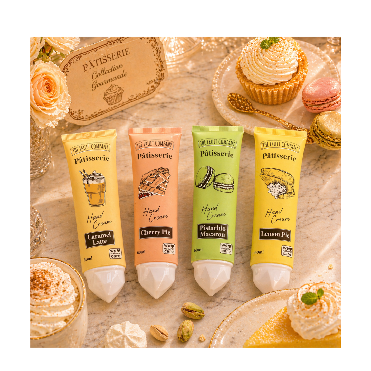 🍰 Crème Mains Collection Pâtisserie – 60 ml - The Fruit Company