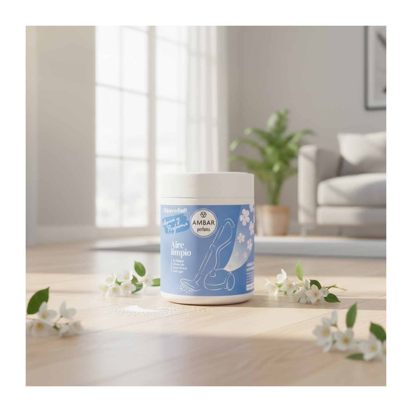 🧼 Pastilles Parfumées Aspirateur “Air Pur” 400 ml – Ambar