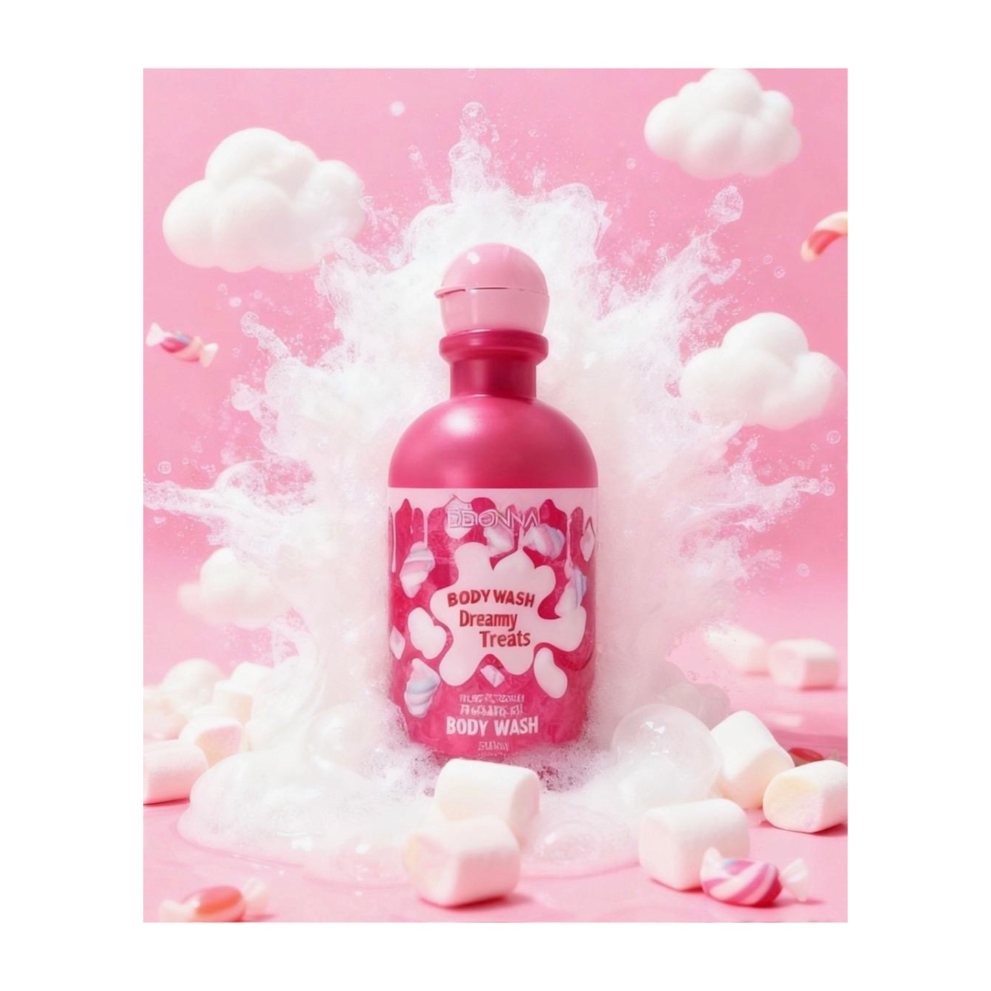 🍭✨ Gel Douche Cotton  candy 280ML – D’donna ✨🍭