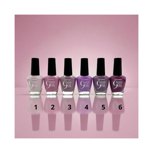💜🌸Vernis à Ongles Effet Gel 9 Jours D’Donna – Collection Violet & Lilas 💅✨