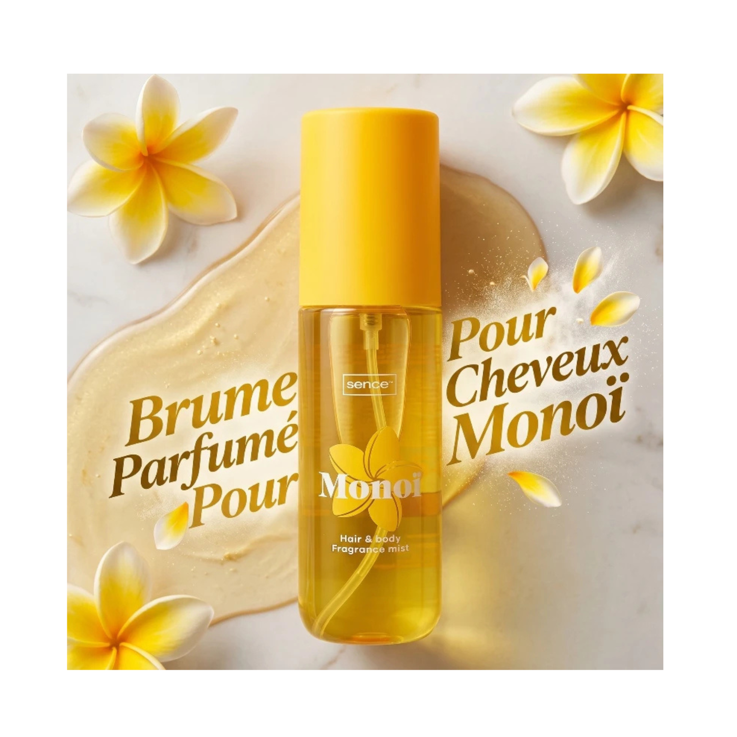 ✨ Brume Corporelle & Cheveux MONOÏ – Sence Beauty (100 ML) ✨