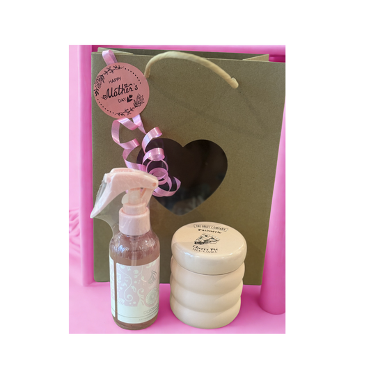 Coffret “Cocon Parfumé” – spray d’intérieur + bougie gourmande