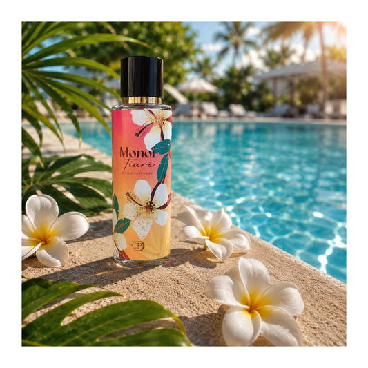 🌺🌴 Brume Parfumée Monoï Tiaré 250 ML – Collection Platinum ✨
