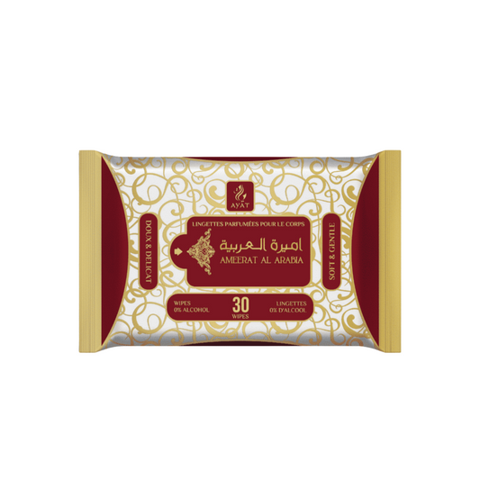 Lingettes Parfumées pour le Corps – Ameerat Al Arabia – 30 unités - sans alcool
