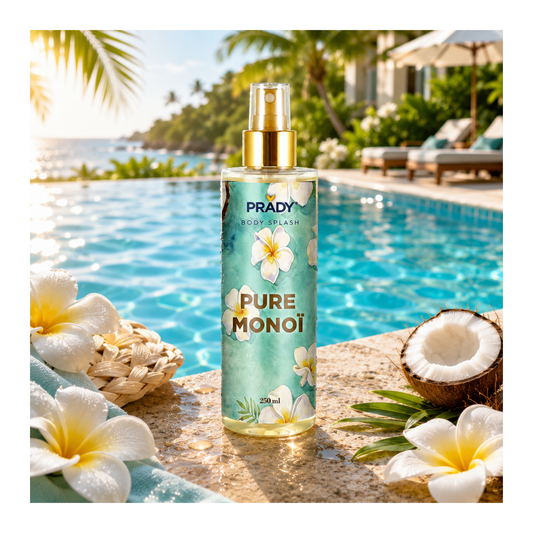 🥥 Brume corporelle Pure Monoï - Prady Body Splash– 250 ml
