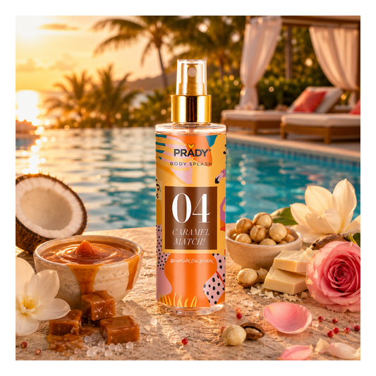 🍮☀️ Brume Corporelle PRADY Caramel Match! 04 – 250 ml