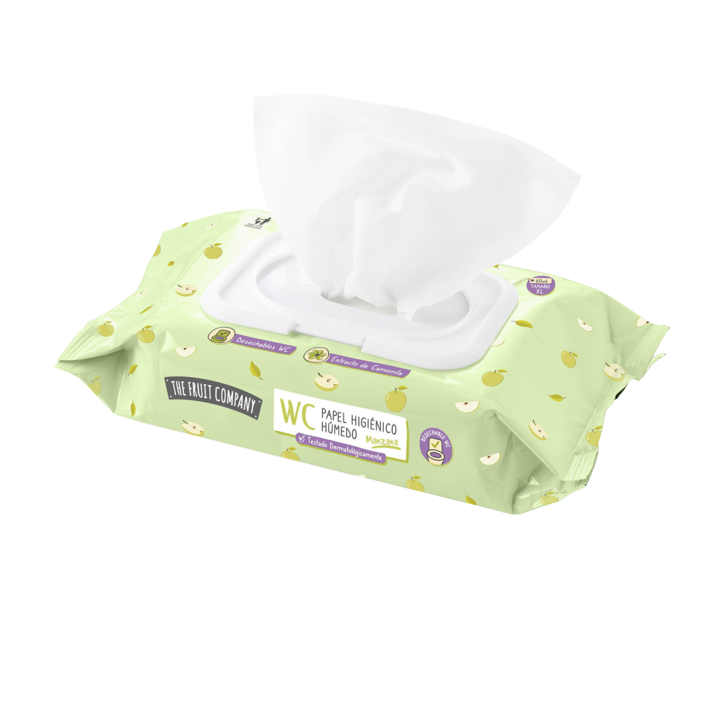 - Papier Hygiénique Humide WC Parfum Pomme – The Fruit Company 🍏