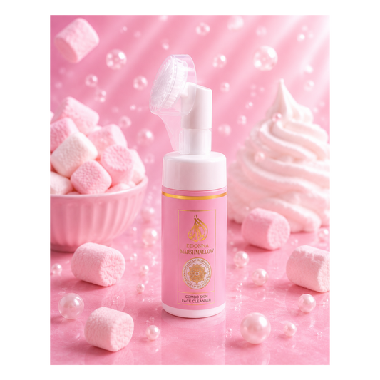 Précommande 🩷 Mousse Nettoyante Visage Marshmallow D’Donna Dubai – 100 ml