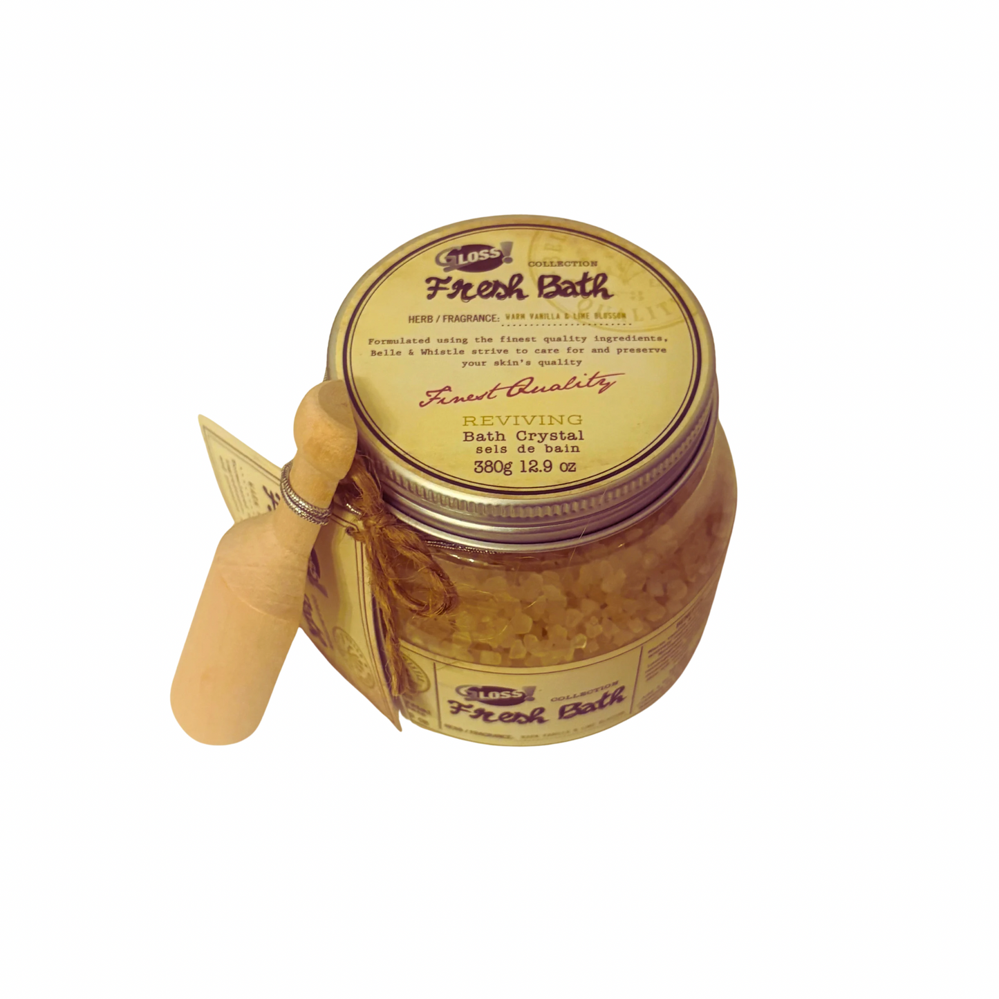 Cristaux de Bain Gloss Collection – Fresh Bath 380g- senteur au choix
