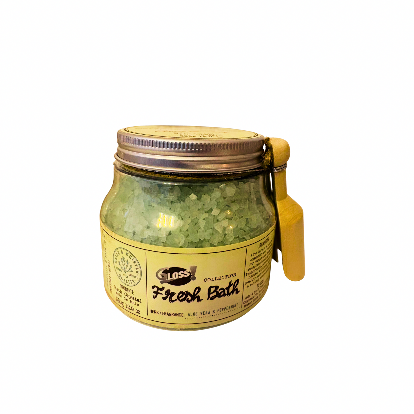 Cristaux de Bain Gloss Collection – Fresh Bath 380g- senteur au choix