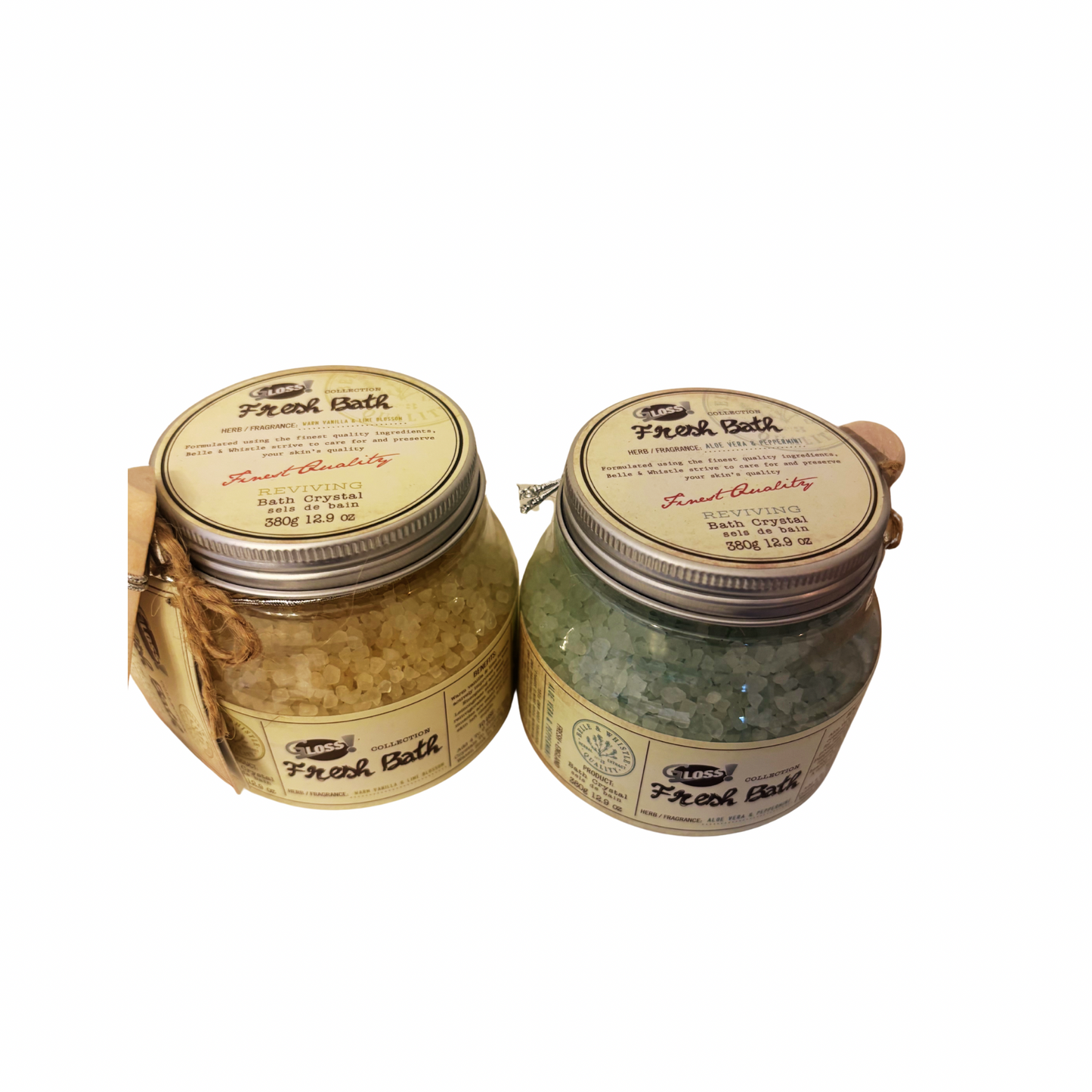 Cristaux de Bain Gloss Collection – Fresh Bath 380g- senteur au choix