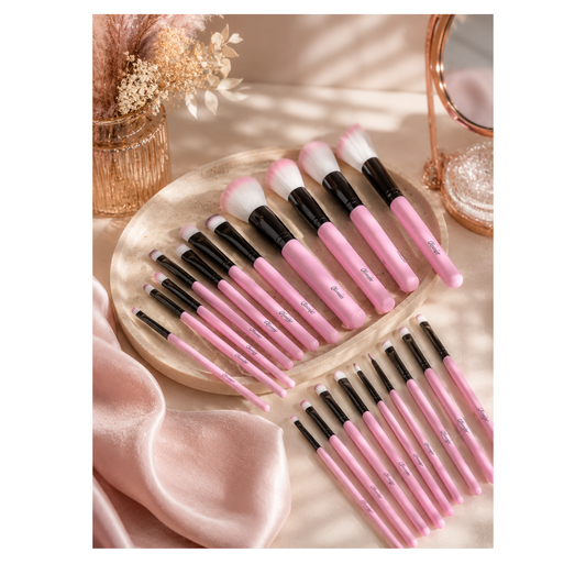 💖 Set de 32 Pinceaux de Maquillage Professionnels Roses
