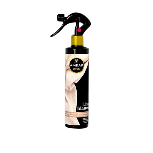 Spray maison et tissu - senteur Lin blanc / Coton frais - 280 ml Ambar