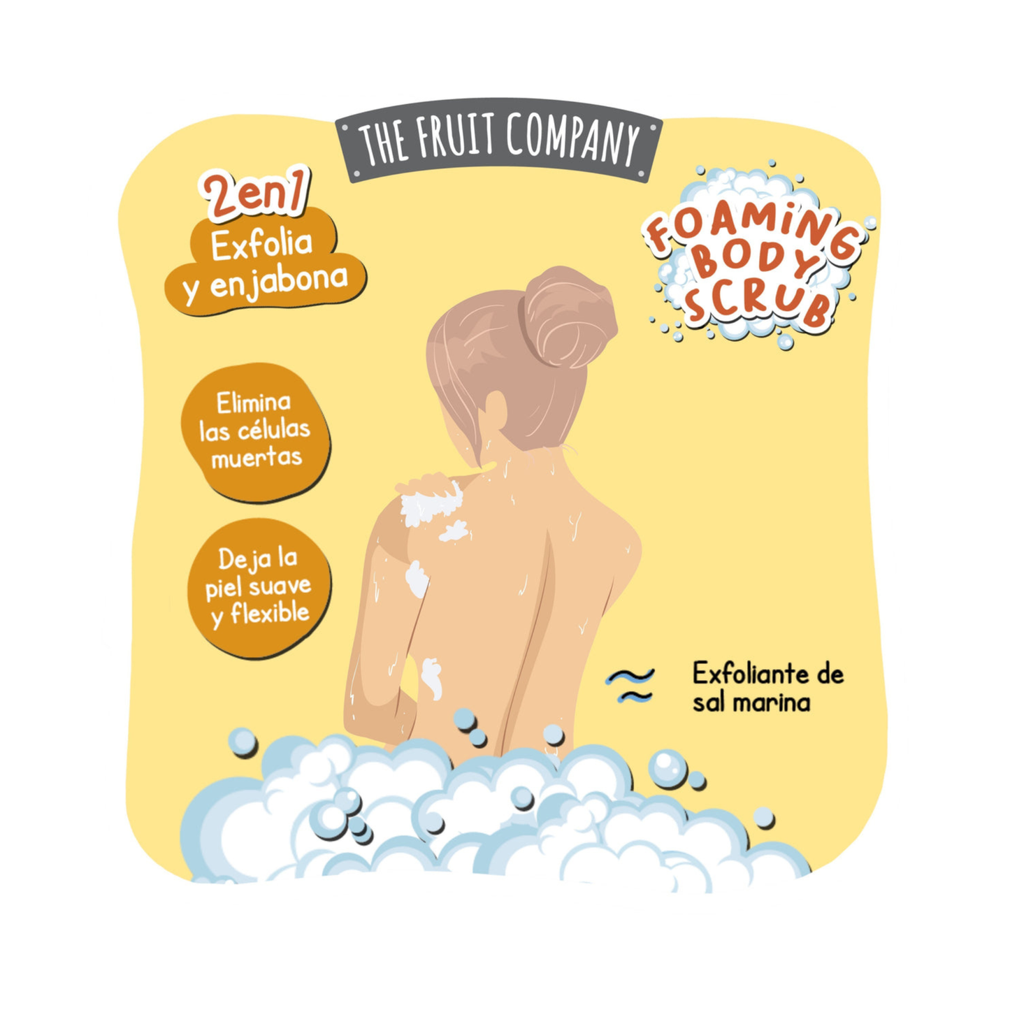 🍍 Body Scrub & Savon 2 en 1 Ananas – The Fruit Company 250ml