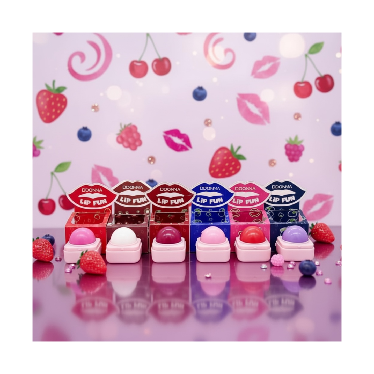 💋🍓 Fun Fruit Lip Balm – D’Donna