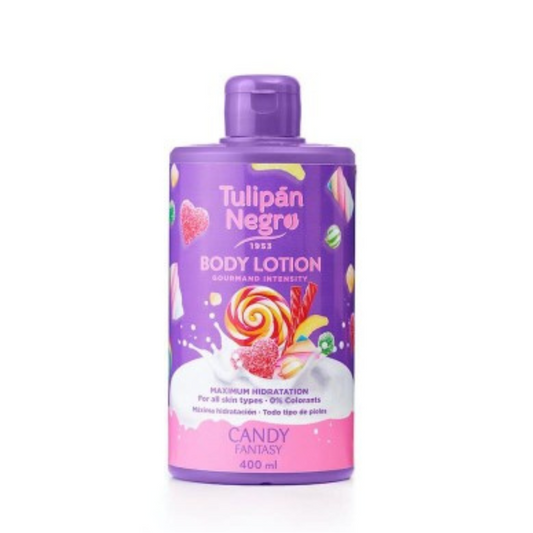 Lotion Corps Hydratante Bonbon Fantasy – Tulipán Negro 400 ml