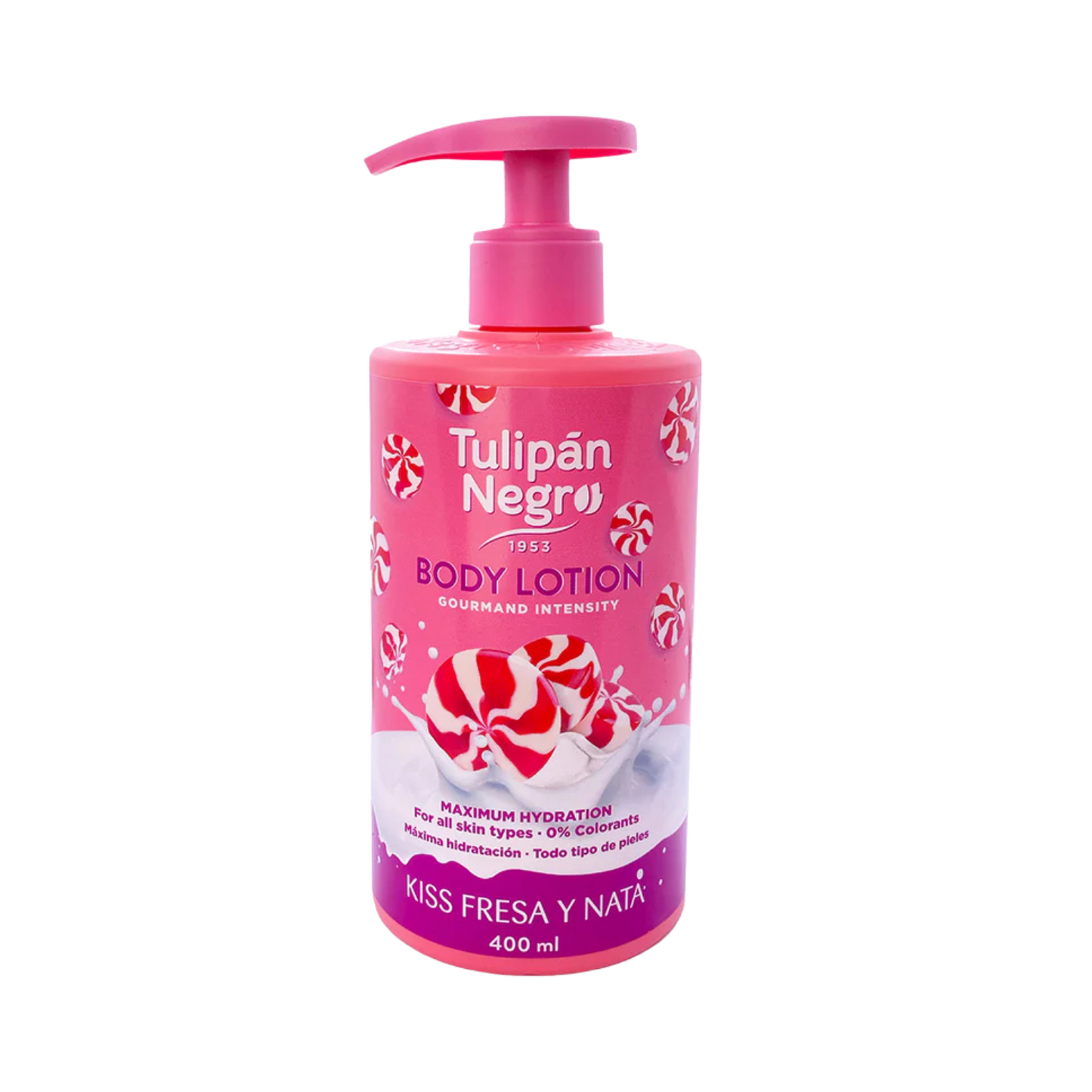 Lotion Corps & Cheveux Fraise Chantilly – Tulipán Negro 400 ml