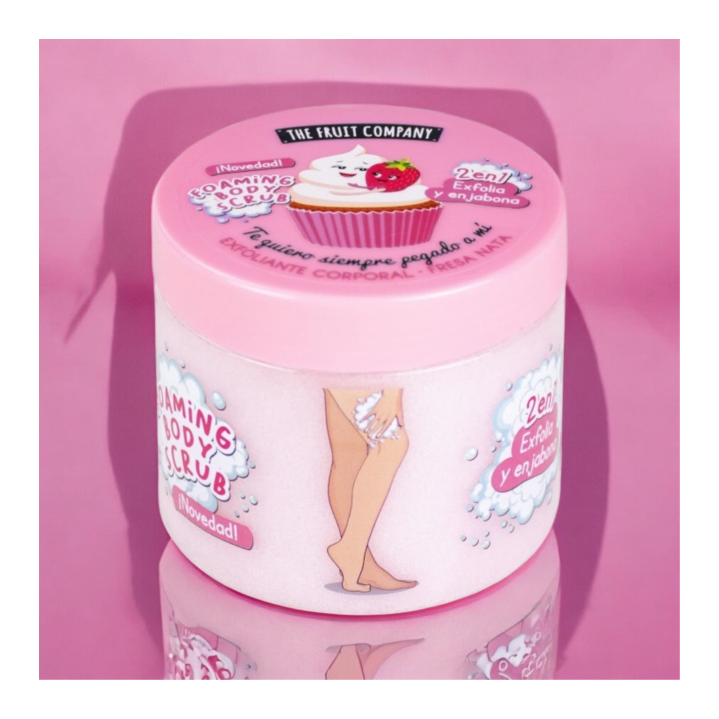 🍓 Body Scrub Fraise Chantilly 2-en-1 – The Fruit Company – 400 ml
