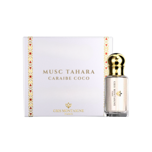 🌸 Musc Tahara Caraïbe Coco – Gris Montaigne (12 ml)