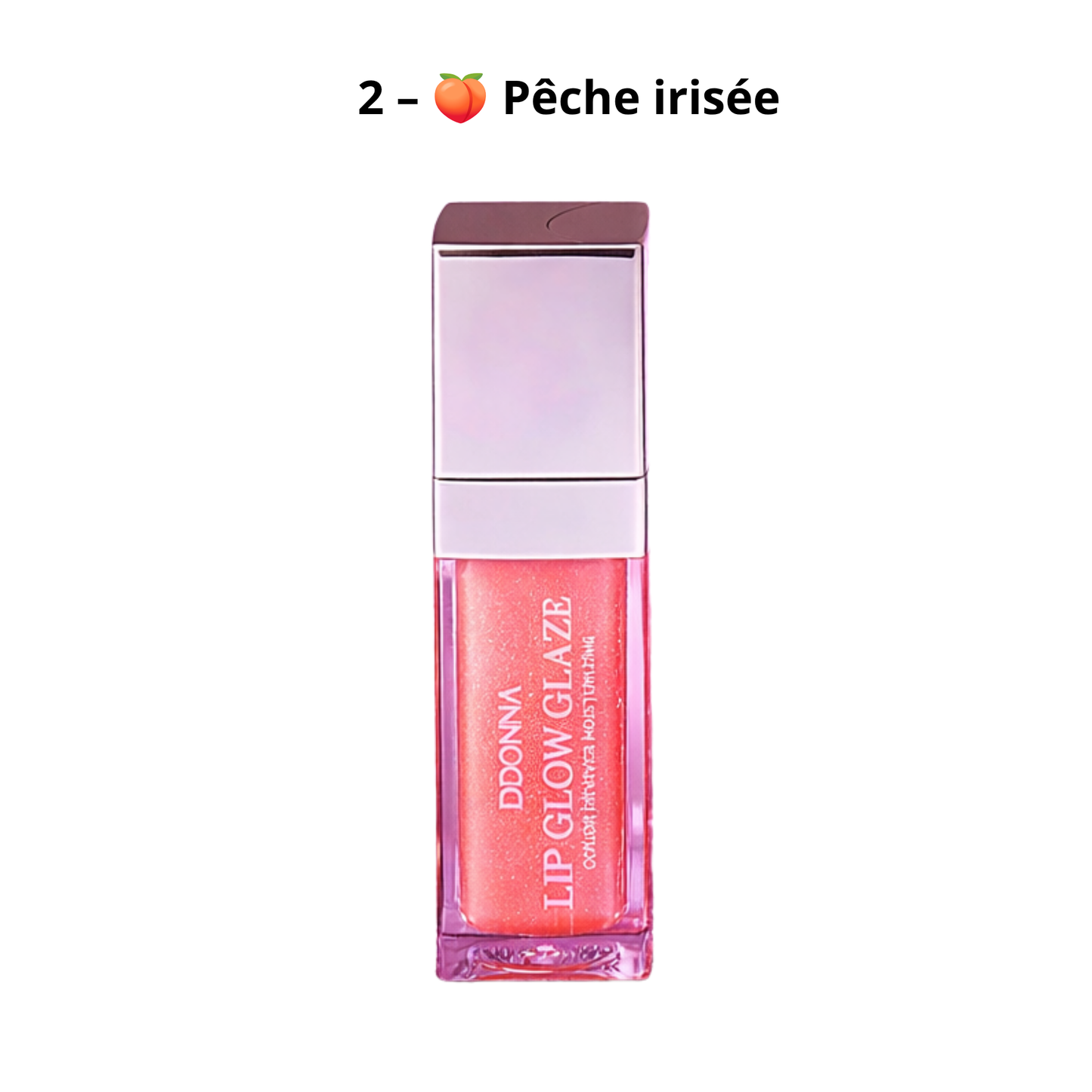 💄 Gloss Lip Glow Glaze D’Donna – Effet Ultra Brillant – Teintes Irisées