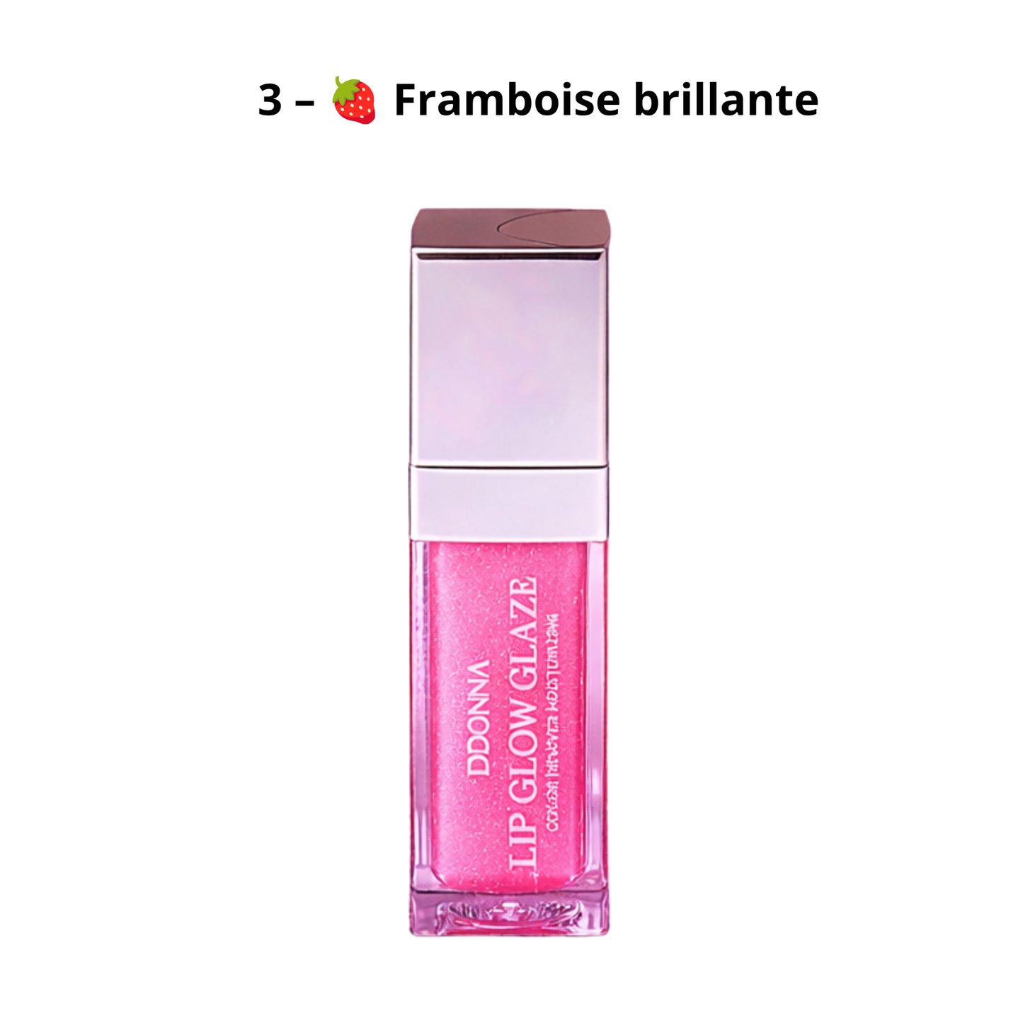 💄 Gloss Lip Glow Glaze D’Donna – Effet Ultra Brillant – Teintes Irisées