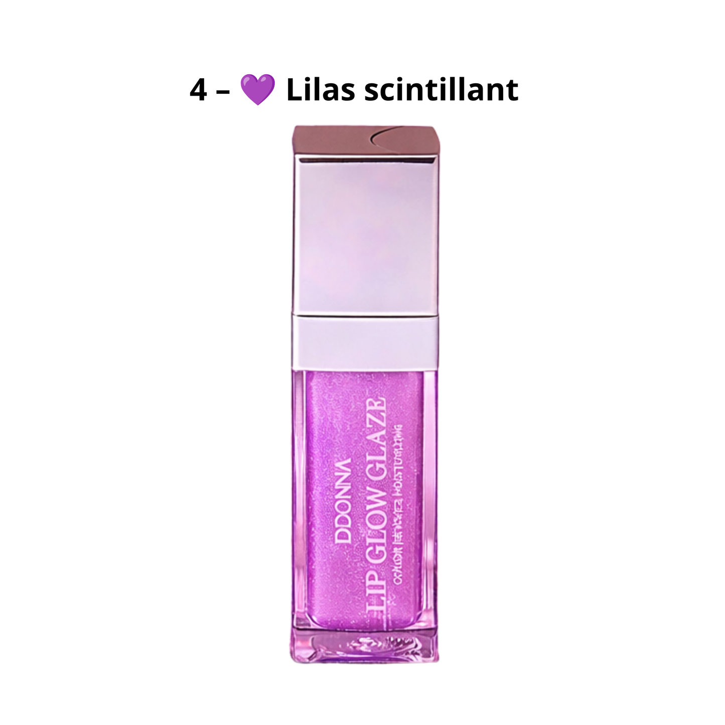 💄 Gloss Lip Glow Glaze D’Donna – Effet Ultra Brillant – Teintes Irisées