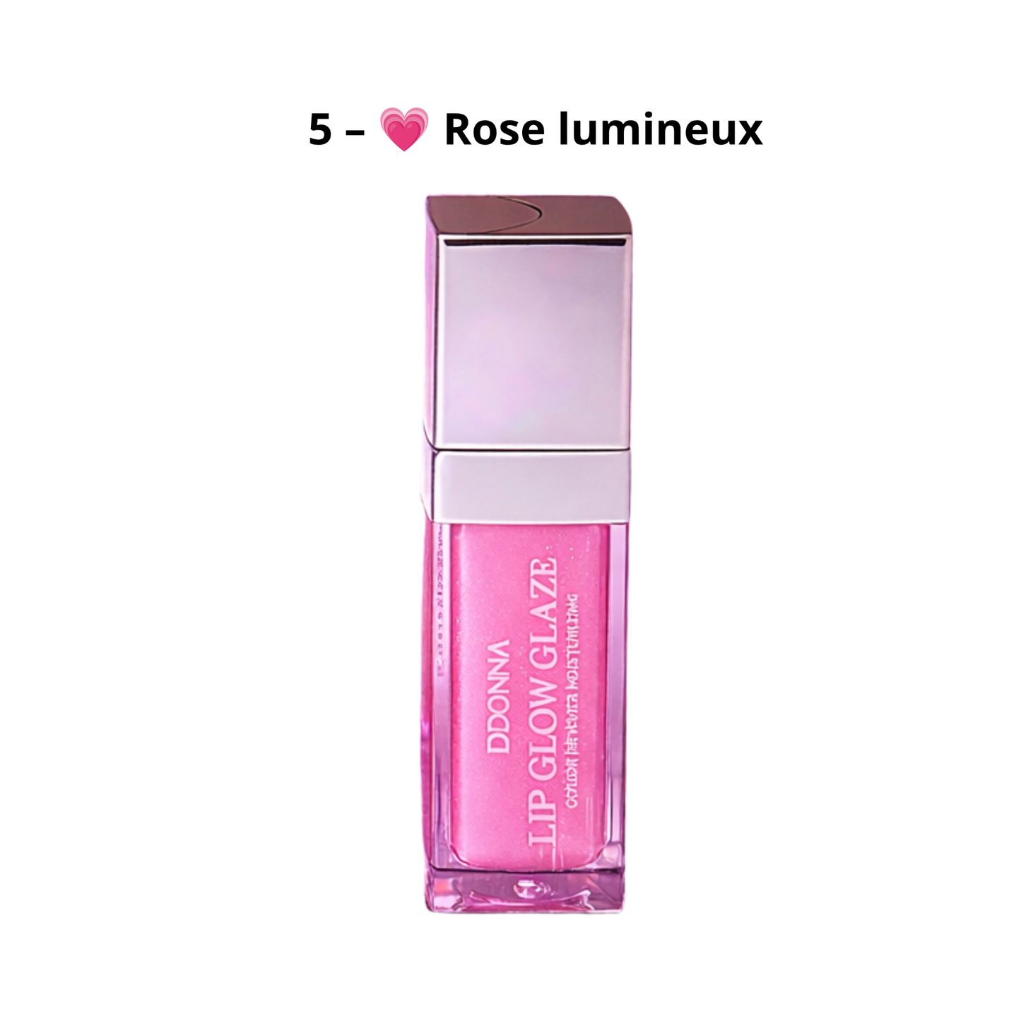 💄 Gloss Lip Glow Glaze D’Donna – Effet Ultra Brillant – Teintes Irisées