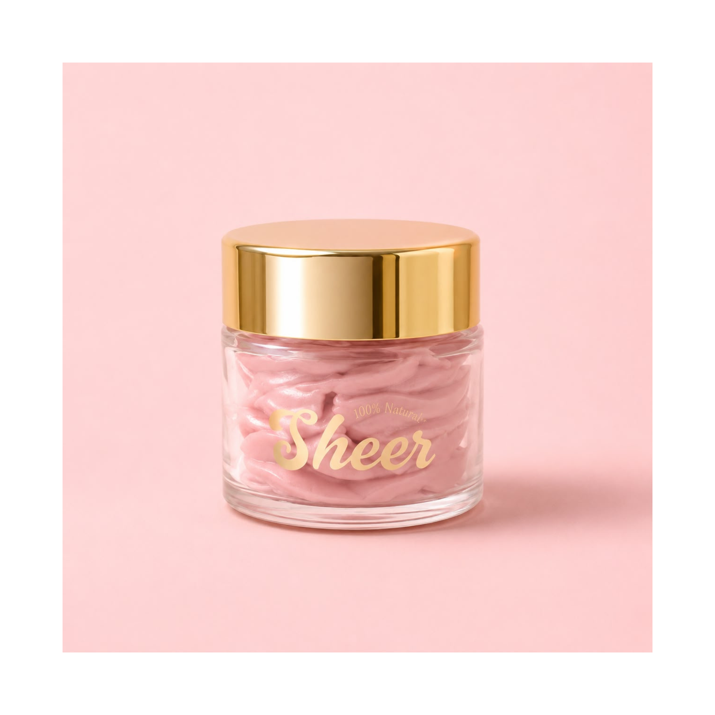 🍓 Masque Lèvres Chantilly Yes Love – Baume Hydratant Karité Fraise & Crème - 20 gramme