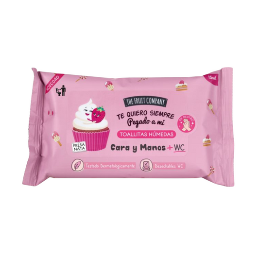 Lingettes Biodégradables multi usage – Fraise Chantilly | The Fruit Company 🍓