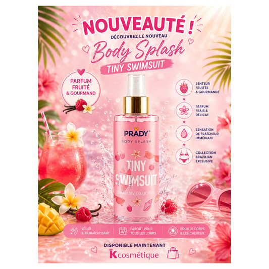 🌺☀️ Brume Parfumée Corps & Cheveux Tiny Swimsuit – Prady – 250 ml 💗