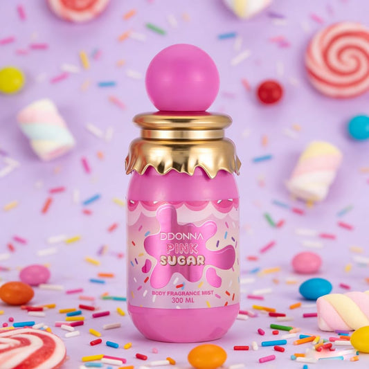 🍭 Brume Corps & Cheveux Pink Sugar – D’Donna – 300 ml