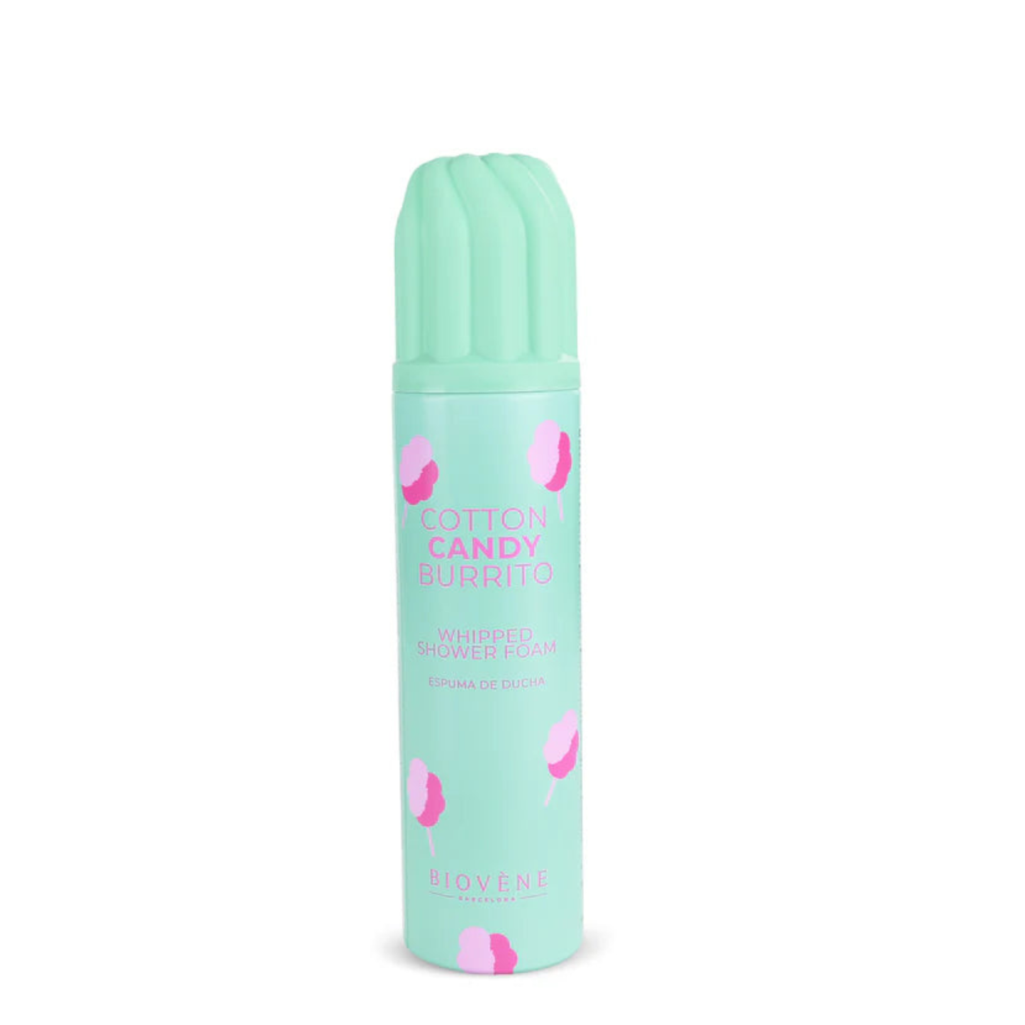 🍭 Mousse de Douche Fouettée Cotton Candy Burrito – Biovène Barcelona – 250 ml
