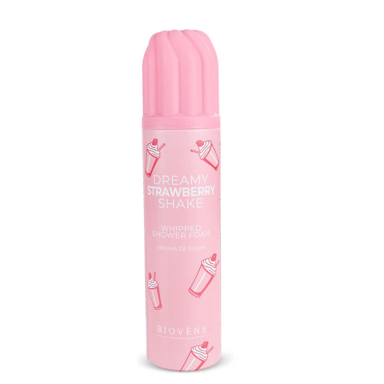 🍓 Mousse de Douche Fouettée Dreamy Strawberry Shake – Biovène Barcelona – 250 ml