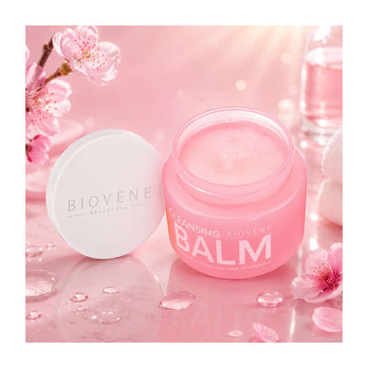 🍑 Baume Démaquillant Peach Plump Silky Soft – Biovène Barcelona – 100 ml