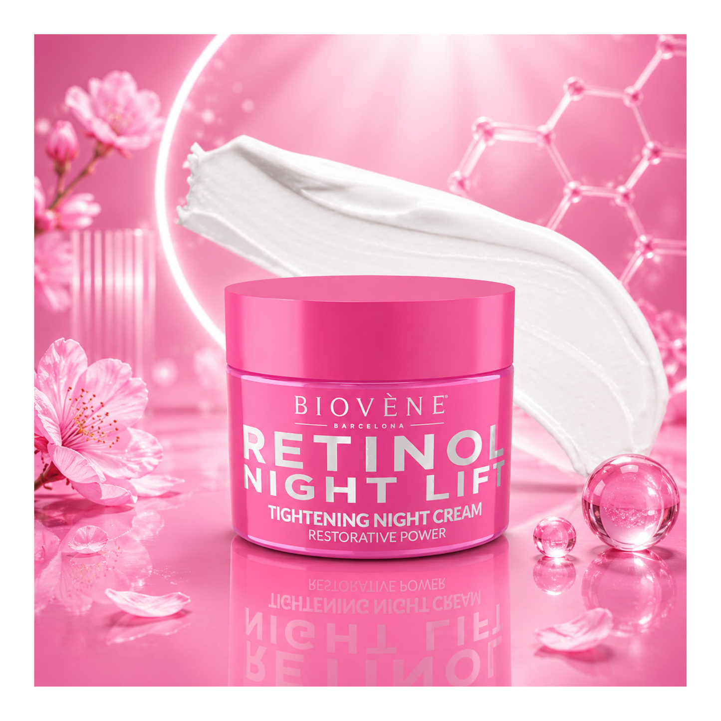 ✨ Crème de Nuit Liftante au Rétinol 50 ml – Biovène Barcelona 💛