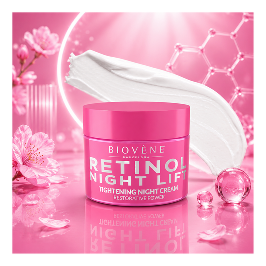 ✨ Crème de Nuit Liftante au Rétinol 50 ml – Biovène Barcelona 💛
