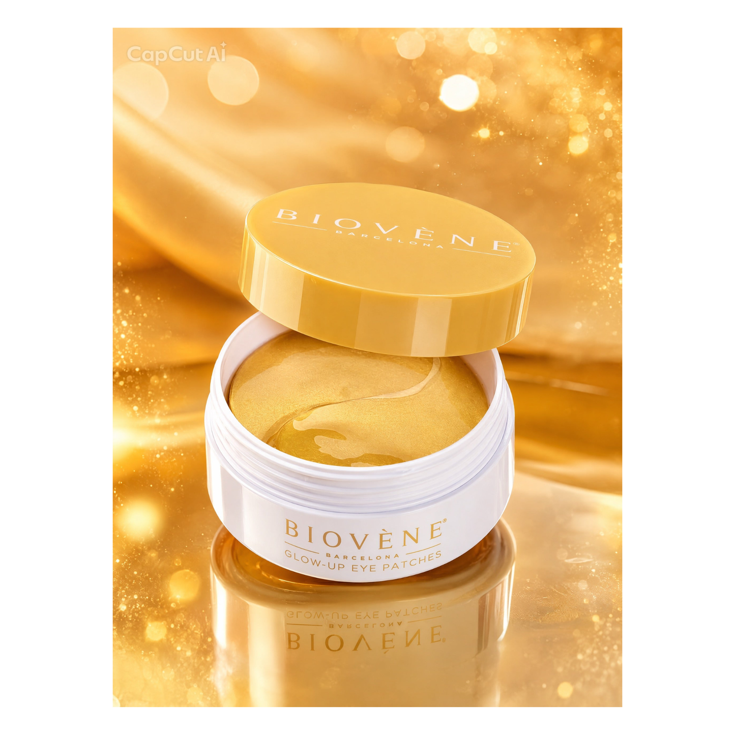 ✨ Patchs Contour des Yeux Caféine & Citron Glow-Up – 60 Patchs (30 Paires) – Biovène Barcelona 🍋☕