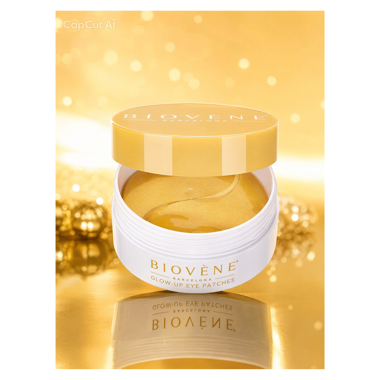 ✨ Patchs Contour des Yeux Caféine & Citron Glow-Up – 60 Patchs (30 Paires) – Biovène Barcelona 🍋☕